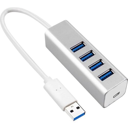 USB 3.0 Hub USB Type-C to 4 Port 5Gbps USB-C Hub Aluminum Adapter USB 3.0 usb c hub for Laptop Accessories Computer