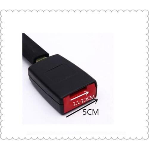25CM 21MM-22MM Car Accessories Seat Belt Extender Plug Buckle for Volkswagen vw Touareg2 GolfA5 GT Touran 1.4 Fox 1.2