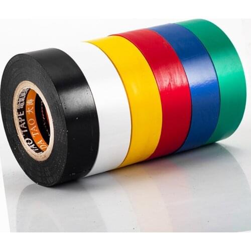 20m Super Sticky Electrical Insulation Tape Pvc Waterproof Electrical Tape Home Improvement Color Tape