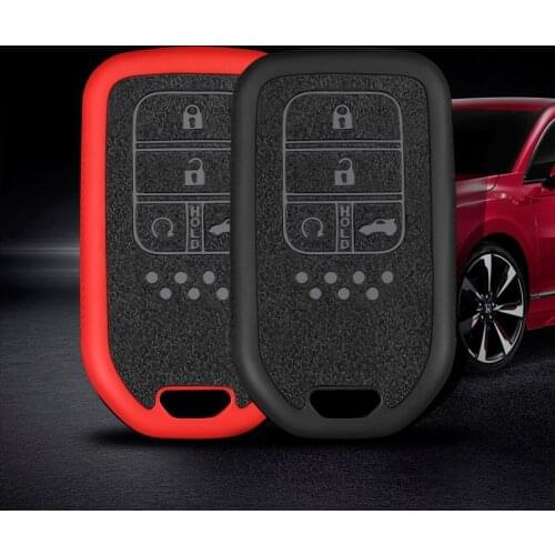 TPU Car Key Bag Car Remote Control Leather Case Button For Honda CRV HRV Accord Civic Odyssey Vezel Inspire Fit Jazz JADE Pilot