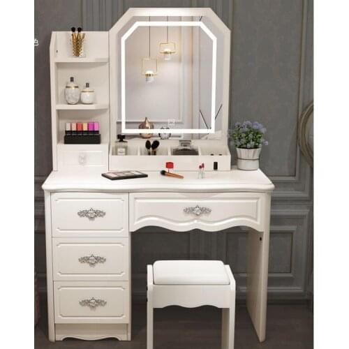 European dressing table bedroom modern minimalist storage cabinet integrated online celebrity ins wind princess