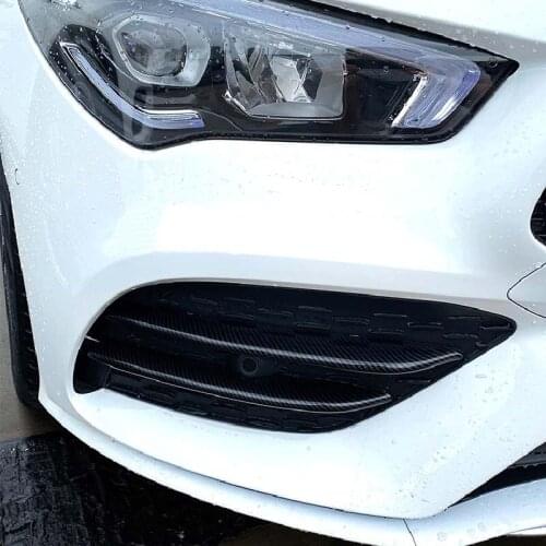 ABS Chrome Front Fog Lamps Cover Trim Fog Lights Trim for Mercedes-Benz CLA 2020 Accessories
