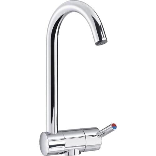 German RV fittings with double water control faucets folding electric faucets