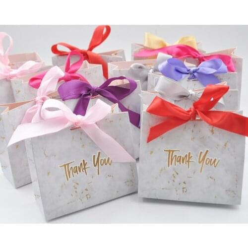 Wholesale Creative Marble Gift Bag for Party False Eyelashes Box Package Chocolate Paper Package/Wedding candy Boxes Packaging