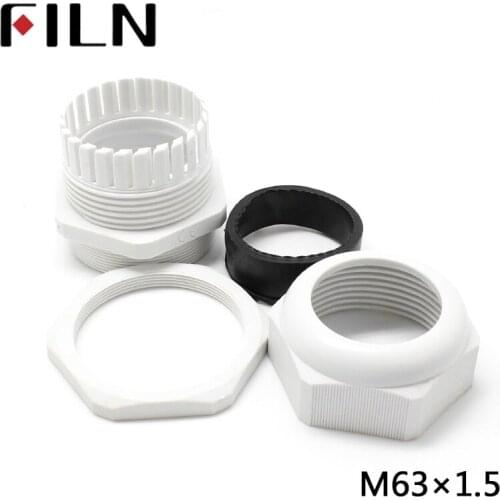 PG63 M63x1.5 Nylon waterproof cable gland connector compression electrical solar cable entry