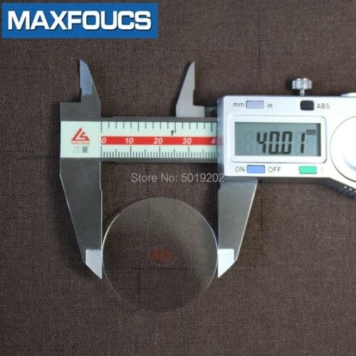 Flat 1.0mm Diameter 40/40.5/41/41.5/42/42.5/43/43.5- 50mm Sapphire Glass Watch parts Transparent Crystal Glass For Watch Repair