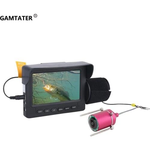 15M/30M 1200TVL Underwater Ice Video Fishfinder Fishing Camera 4.3 inch 10PCS LED Night Vision 195 Degrees Fishing Camera