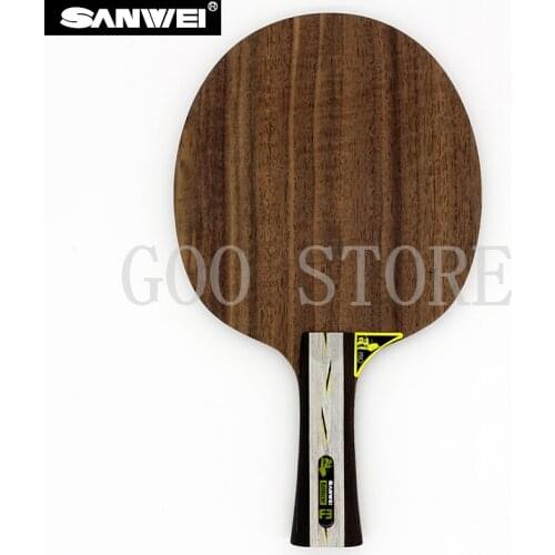 Sanwei F3 Bulldozer Table Tennis Blade Made As National Players For 40+ Balls Approved By C.T.T.A. Arylate Carbon Ping Pong Bats