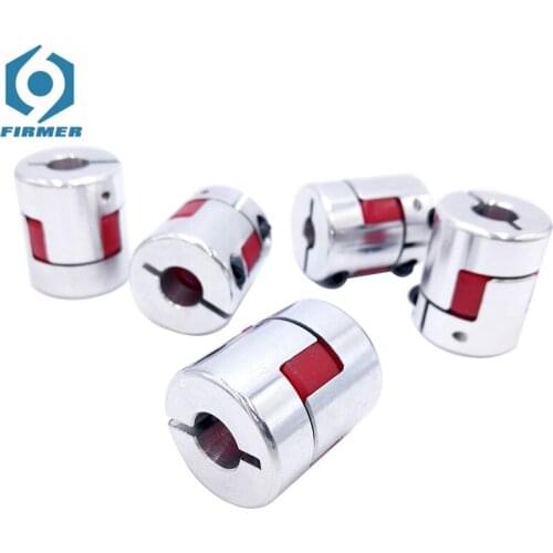 D25L30 6.35/8/9.5/10/12mm stepper motor shaft coupler Flexible Jaw Spider Plum Coupling Shaft Coupler