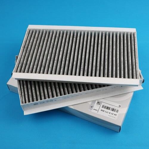 Carbon Cabin Filter For BMW F48 X1 F45 F46 214D 218D 220D 220I 225I I3 F48 16D 18D 20D 20I 20D 25D 25I F55 F56 F54 F57 Cooper