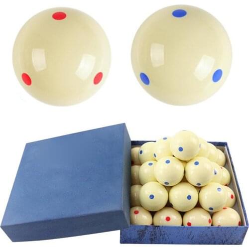 1pc Standard Billiard Ball 57.2MM Blue 6 Dot - Spot Pool Practice Training Cue Ball 6 Oz - 2 1/4" Billiards Training Parts