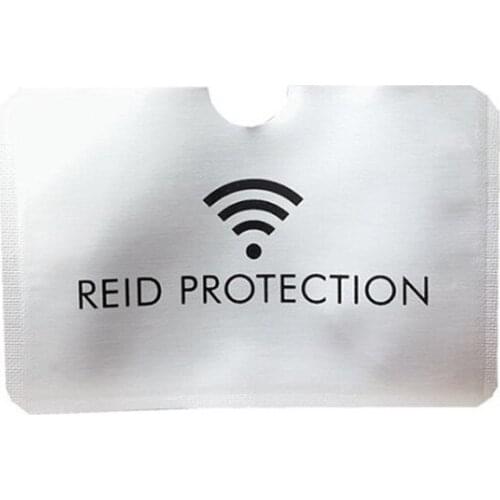 10PCS Credit Card Protector Secure Sleeve RFID Blocking ID Holder Foil Shield Bank Card cover Sleeve Wallet