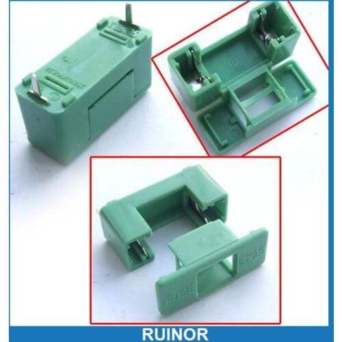 100 PCS x Fuse Holder DIP 6.3A 1.6W 250V FOR 5x20mm Fuse PCB Panel Soldering