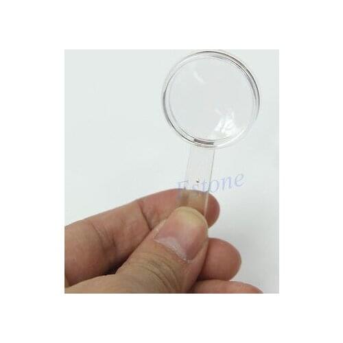 15 pcs Plastic Handheld Mini Magnifier Magnifying Reading Aid Kids Toy 5X Lens