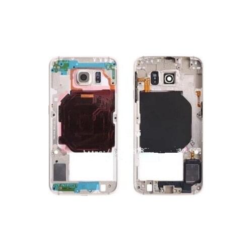 50PCS/Lot Middle Frame Chassis Plate Bezel For Samsung Galaxy S6 G920F Back Housing
