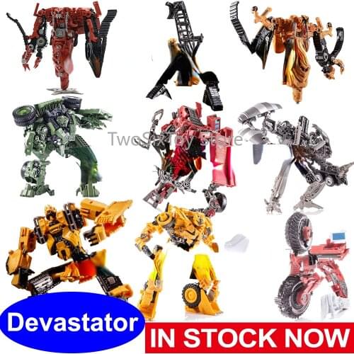 Aoyi Action Figure Toys SS Devastator TF5 Metal Overload Roaring Roll Constru Vehicle Bonecrusher Deformation Transformation