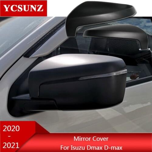 Side mirror cover rearview mirrors accessories for isuzu dmax d-max 2020 2021 ABS car styling exterior parts