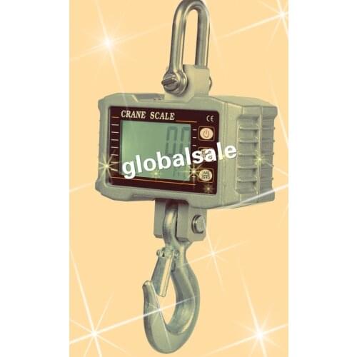 FREE SHIPPING OCS-S1000 1T 1000kg 2000LBS Aluminum Digital Crane scale heavy Duty Hanging scale 0.5kg