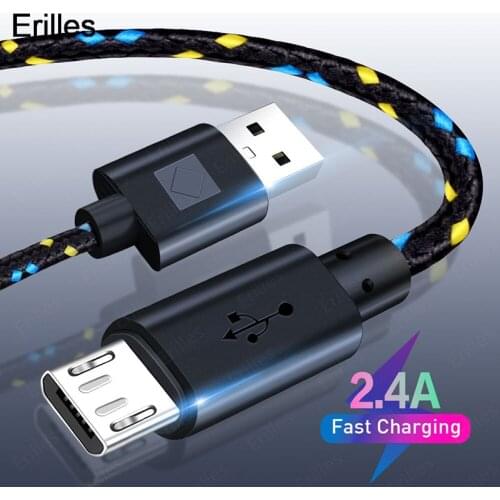 Micro USB Cable Fast Charging 2.4A Microusb Cord For Samsung Galaxy S7 S6 Xiaomi micro usb charger Data Cable Cord For Android