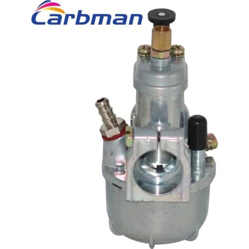 Carbman 15mm Carburetor Fit for Puch Maxi, Newport, E50, Magnum, MK, Cobra, 50cc Engines
