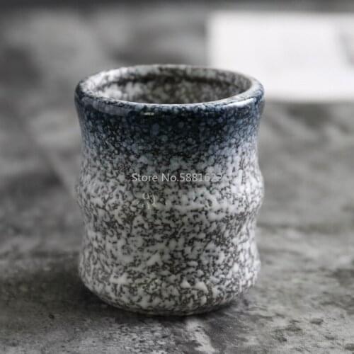 Ceramic Coarse Pottery Tea cup Retro Coffee Milk Tea Cups Small Tea Bowl Master Cup Teaware Drinkware Home Decor Crafts