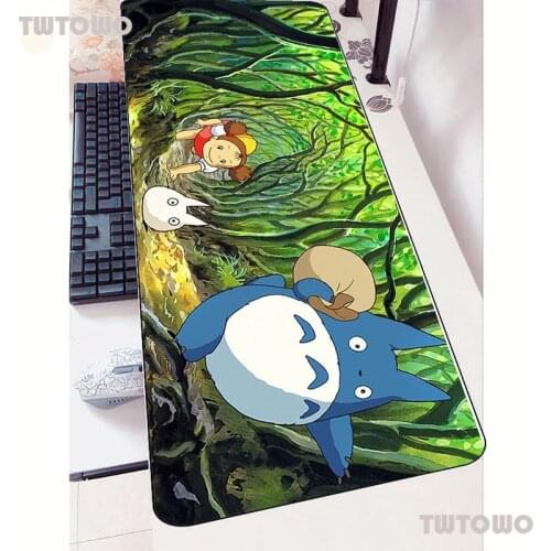 Locked Edge Totoro Mouse Pad Size90x40cm Pad To Mouse Notbook Computer Mousepad Gaming Padmouse Gamer Laptop Keyboard Mouse Mats