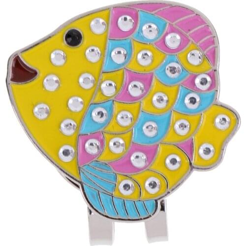 Magnetic Hat Clip Golf Mark Lightweight Strong Alloy Accessories Golfer Gift Different Patterns Golf Training Aids