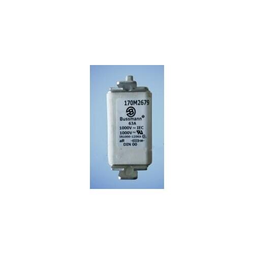Fuses: 170M2678 50A 1000V / 170M2679 63A / 170M2680 80A / 170M2681 100A 1000V aR