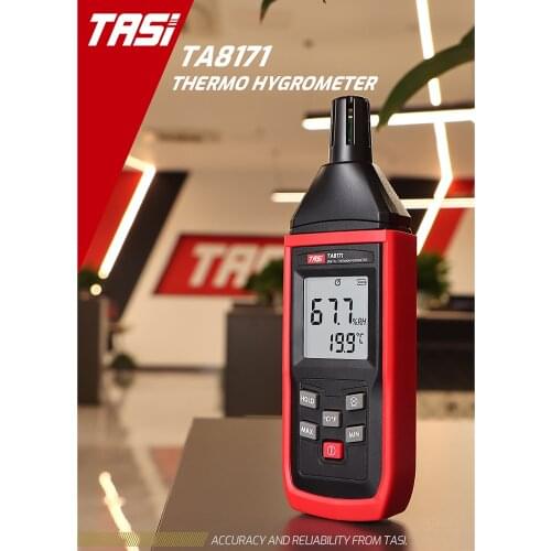 TA8171 Handheld Temperature & Humidity Meter Thermo-Hygrometer Temperature and Humidity Measurement Tester with Backlight
