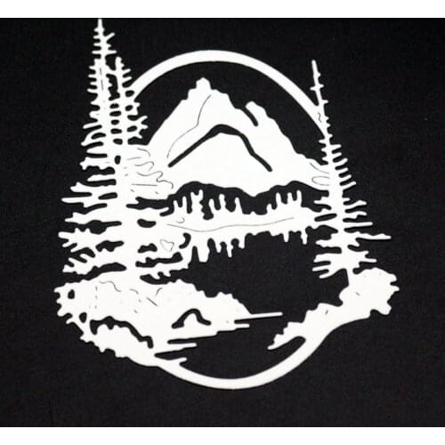 SCD1191 Christmas Trees Metal Cutting Dies For Scrapbooking Stencils DIY Album Cards Decoration Embossing Folder Die Cuts Tools