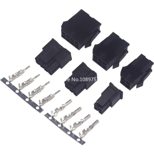 5Set Molex 3.0mm plug-in male female aerial mating connector (43025 plug+43020 female shell + terminal) MX3.0 2*1/2/3/4/5/6/7/8P
