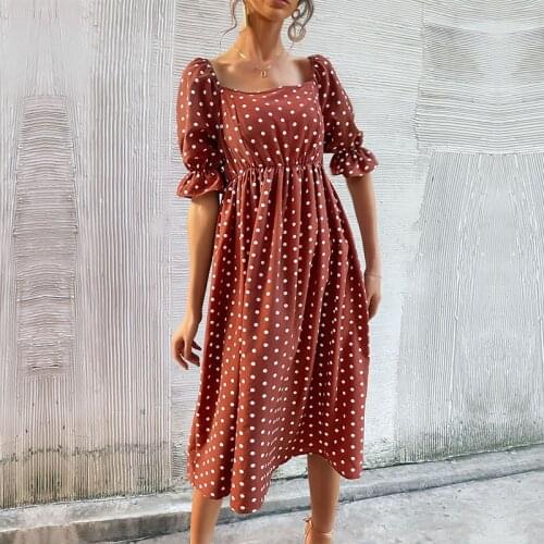 Soqoool Summer Polka Dot Dresses