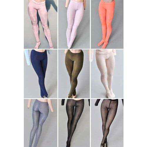 1/6 scale female soldier clothes stretch tight leggings panty stockings model for 12 inch action figure body