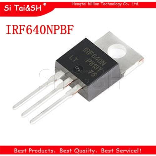 10pcs IRF640NPBF TO220 IRF640N TO-220 IRF640 Power MOSFET new and original
