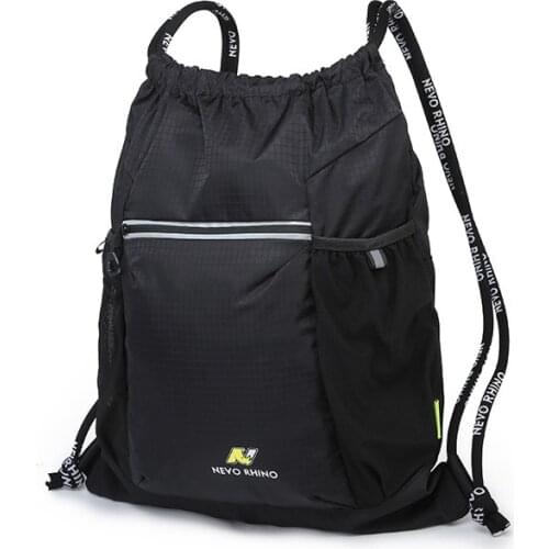15L Sport Basketball Football Bag Men Gym Fitness Training Bag Waterproof Folding Backpack Women Swimming Beach Drawstring Blosa