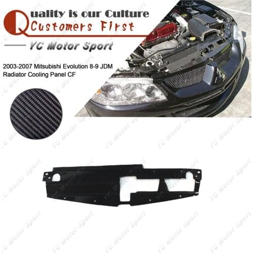 Car Accessories Carbon Fiber Cooling Panel Fit For 2003-2007 Evolution EVO 8-9 8 9 JDM Radiator Cooling Panel