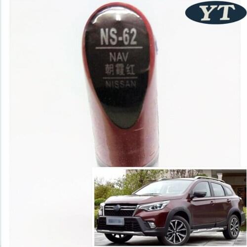 Car scratch repair pen, auto paint pen RED color for Nissan Qashqai X-trail Sylphy Teana Sunny Tiida Livida Geniss March