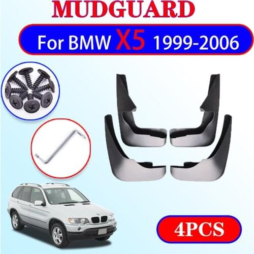 Car Mudflaps for BMW X5 E53 1999~2006 Fender Mud Flaps Guard Splash Flap Mudguards Accessories 2000 2001 2002 2003 2004 2005
