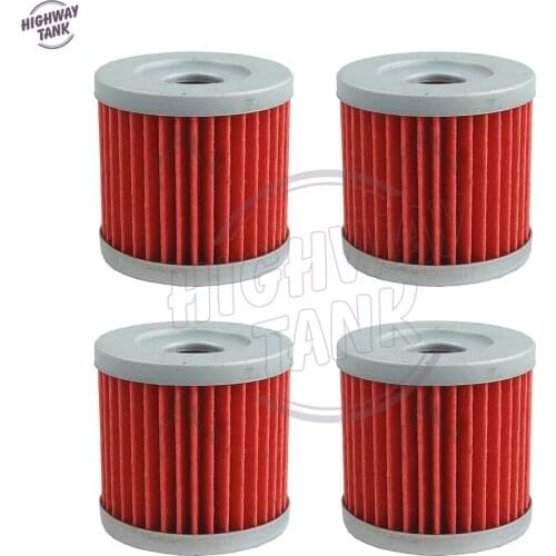 4 Pcs Motorcycle Oil Filter case for Arctic Cat ATV 400 DVX Kawasaki KLX400 KFX400 Suzuki DR-Z400 LT-Z400 LT-R450