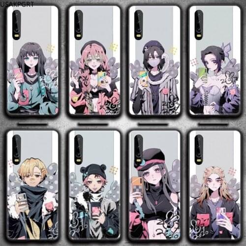 Demon Slayer Kimetsu No Yaiba Phone Case for Huawei P20 P30 P40 lite E Pro Mate 30 20 Pro P Smart 2020 P10