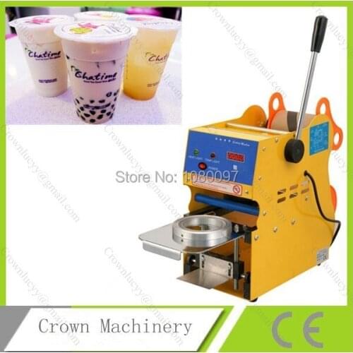 Digital Manual Plastic cup sealer in sealing machines for sale