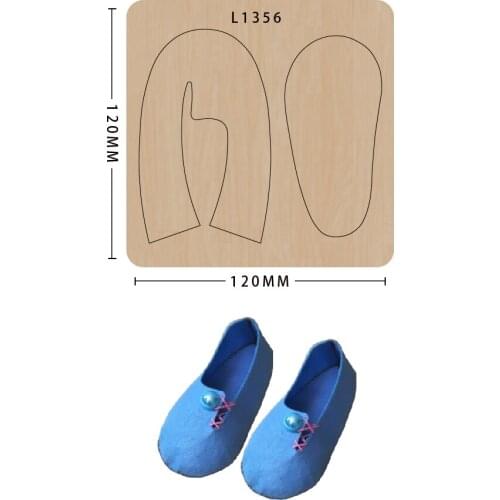 Knife Mold Die Cut Scrapbooking Templat Leather Stamp Wood Die Cutting Baby Shoes Cutting Mold Suitable For Big Shot Machines