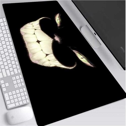 Game Mouse Pad Animal Dog Smiley Face Pattern HD Wallpaper PC Computer Office Keyboard Pad Large Mousepad Gaming Accessories XXL