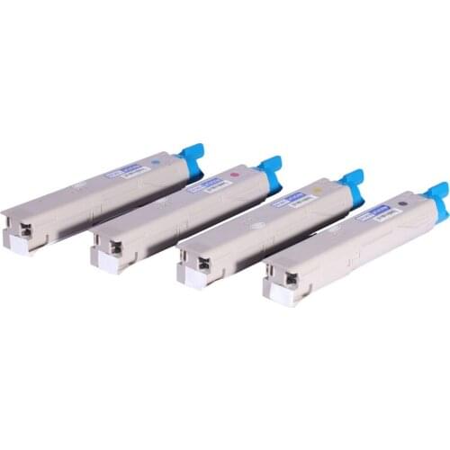 2500 BK 2000 C M Y Pages Toner Cartridge For OKI 43459301 9 43459302 10 43459303 C3300 C3400 3450 3520 11 43459304 12