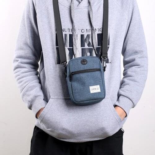 Mens Waterproof Messenger Bag Travel Crossbody Bags Multi-Function Mobile Phone Shoulder Handbags Purse Outdoor Sports Wallets