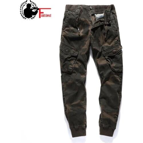 Mens Tight Leg Pencil Pants Camouflage Trousers Fashion Camo Joggers Skinny Leg Sweatpants Male Elastic Waist Cargo Pants 36 38