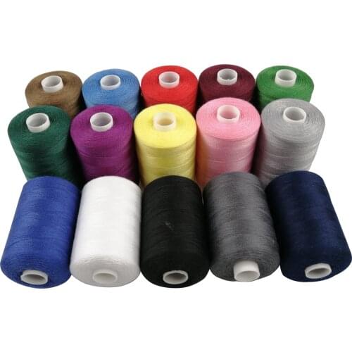 Sewing Thread 15 Colors 40S/2 1000 Yards For Sewing Machine Embroidery Machine