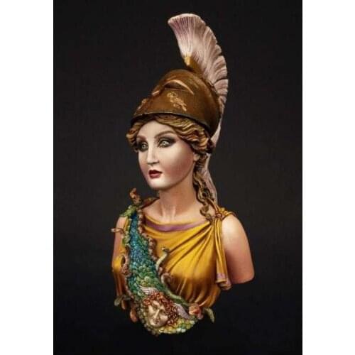 New Unassembled 1/10 ancient Athena Parthenos woman bust Resin Kit DIY Toys Unpainted resin model
