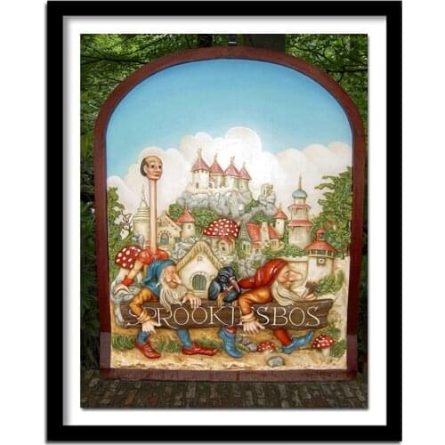 Full square diamond 5D DIY round diamond painting Efteling park diamond embroidery Cross Stitch Rhinestone decor