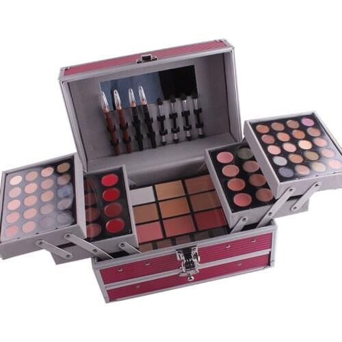 Professional Makeup Set Makeup Aluminum Box Eyeshadow Powder Blush Eyebrow Eye Liner Multifunctional Cosmetic Makeup Tools